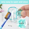 Portable Toothbrush Protector Covering Clips