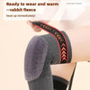 2 PCS Non-Slip Cashmere Wool Knee Pads Brace Leg Warmer